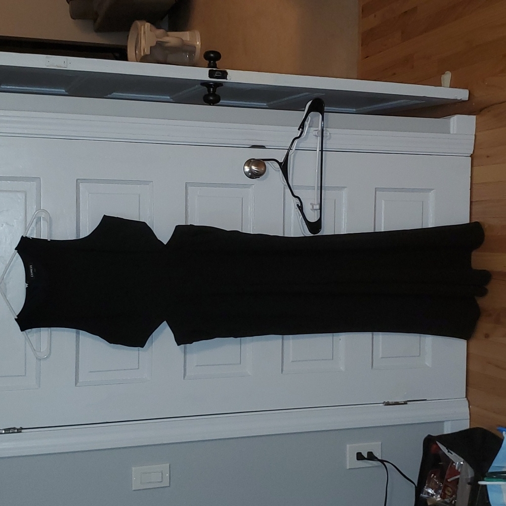 Express Black jumpsuit with side cut outs